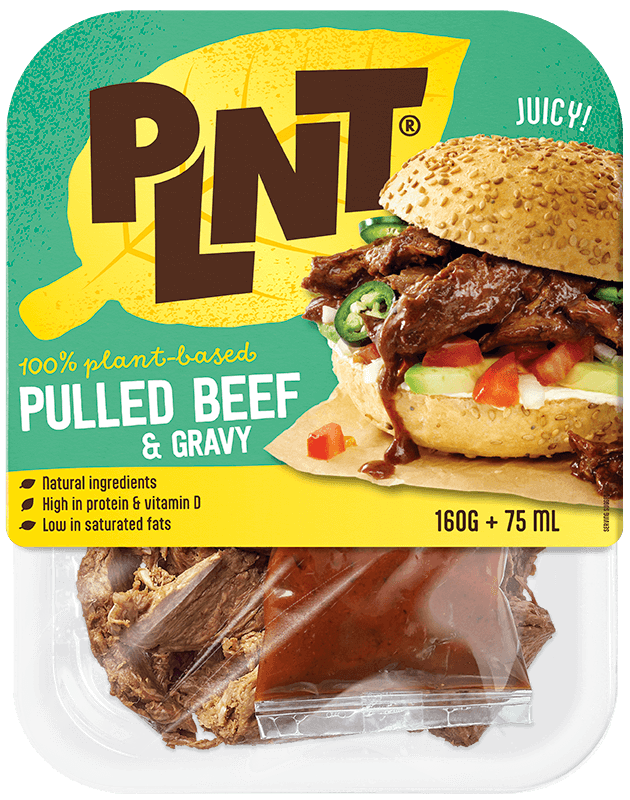 PLNT - Plant-based Pulled Beef & Gravy DE
