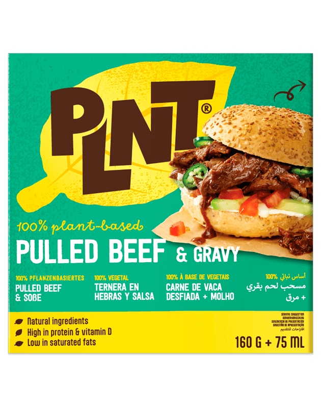 PLNT - Frozen Pulled Beef & Gravy (DE)