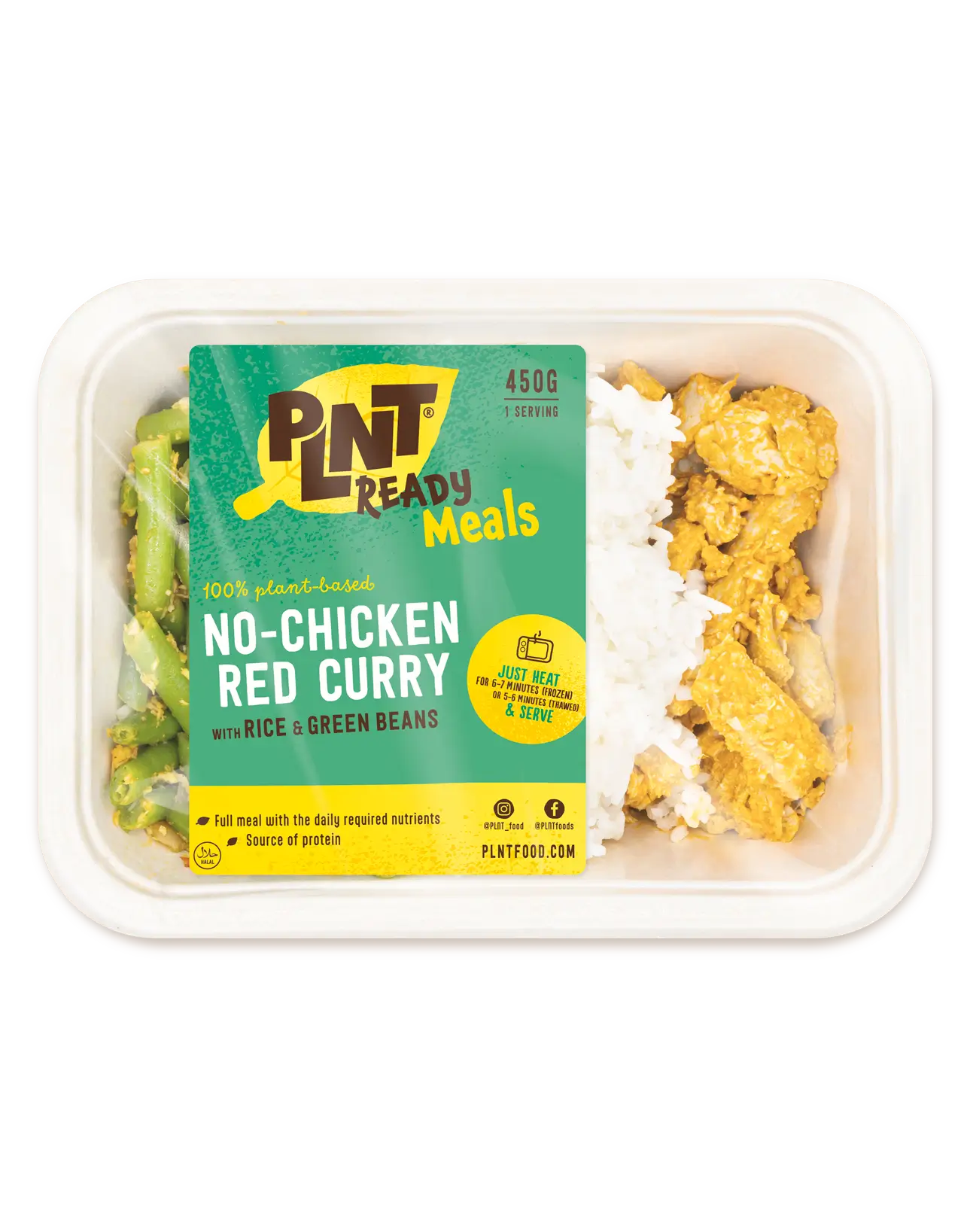 PLNT - Ready Meal No-Chicken Red Curry (DE)