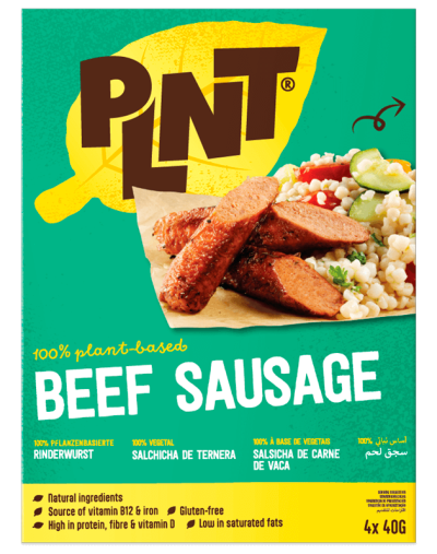 PLNT - Frozen Beef Sausage (DE)