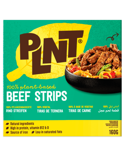 PLNT - Frozen Beef Strips (DE)