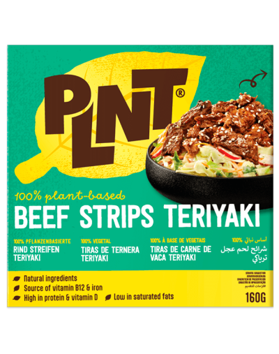 PLNT - Frozen Beef Strips Teriyaki (DE)