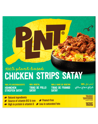 PLNT - Frozen Chicken Strips Satay (DE)