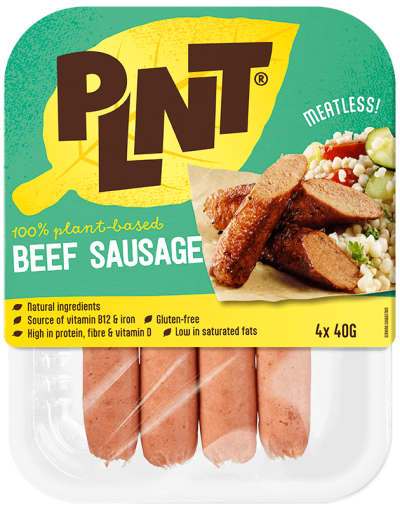 PLNT - Plant-based Beef Sausage DE