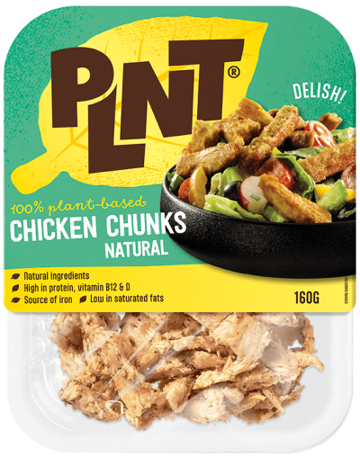 PLNT - Plant-based Chicken Chunks Natural DE
